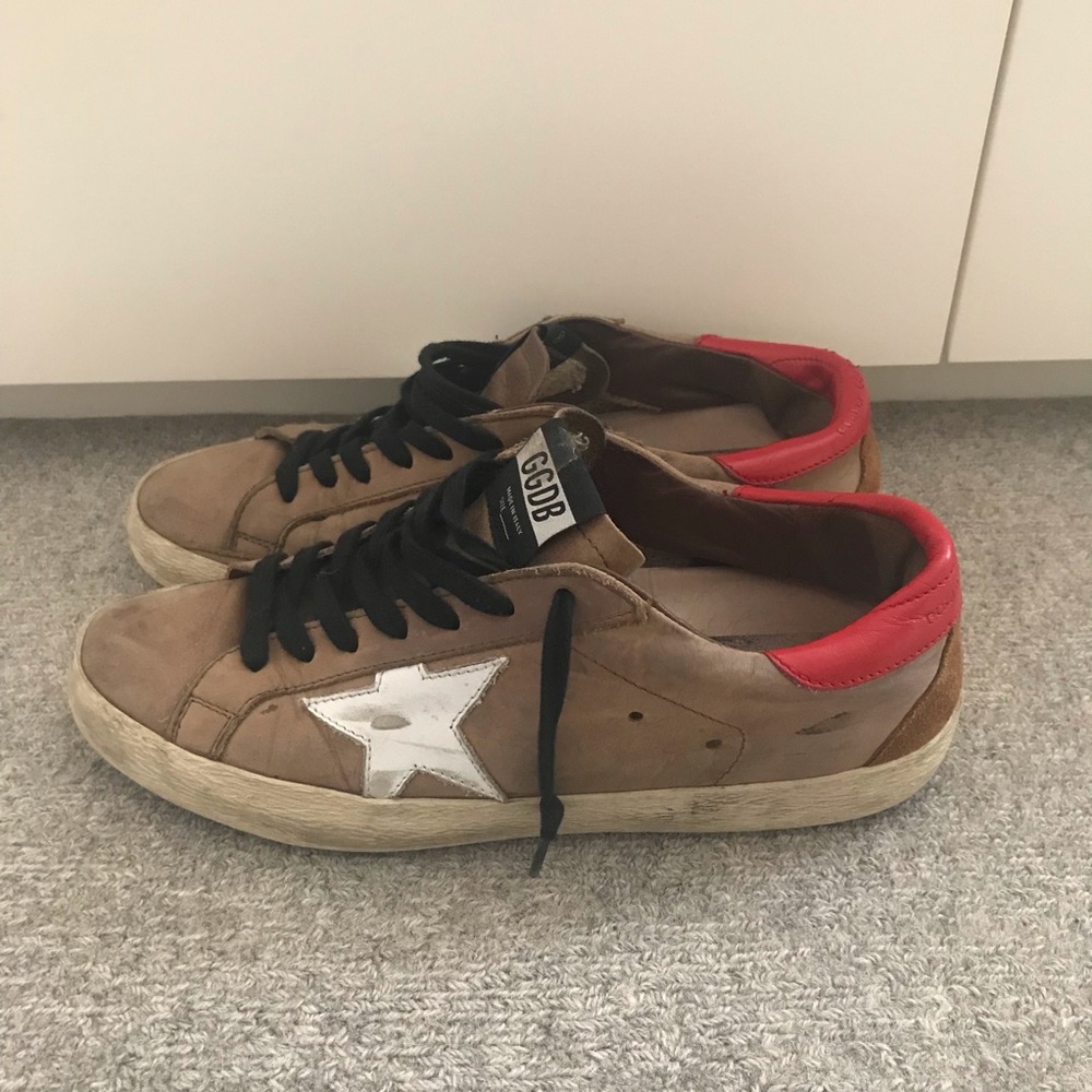 Golden Goose Brown Low Top Sneakers Size 41 (10)